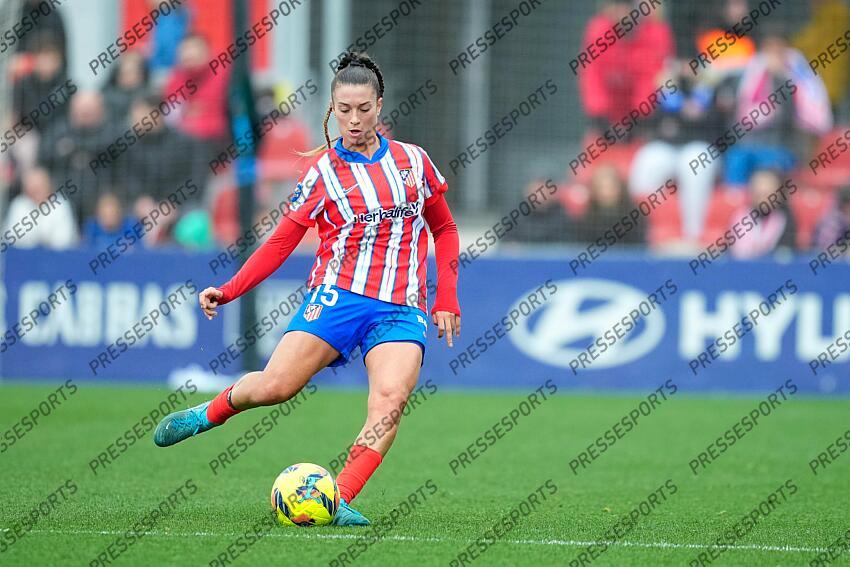 Silvia Lloris of Atletico de Madrid in action during the Spanish Women League, Liga F, football match played between Atletico de Madrid and Real Madrid at Centro Deportivo Wanda Alcala de Henares on January 05, 2025, in Madrid, Spain. (F) ATLETICO MADRID-(F) REAL MADRID (1-2) 