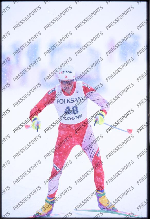 SKI DE FOND COUPE DU MONDE 1992 15 KM COGNE