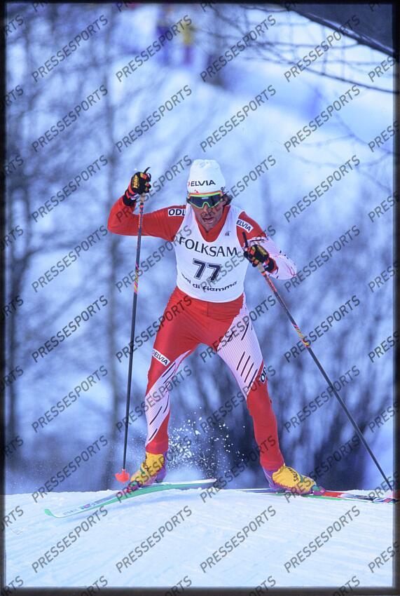 SKI DE FOND COUPE DU MONDE 1992 SKI DE FOND A VAL DI FIEMME