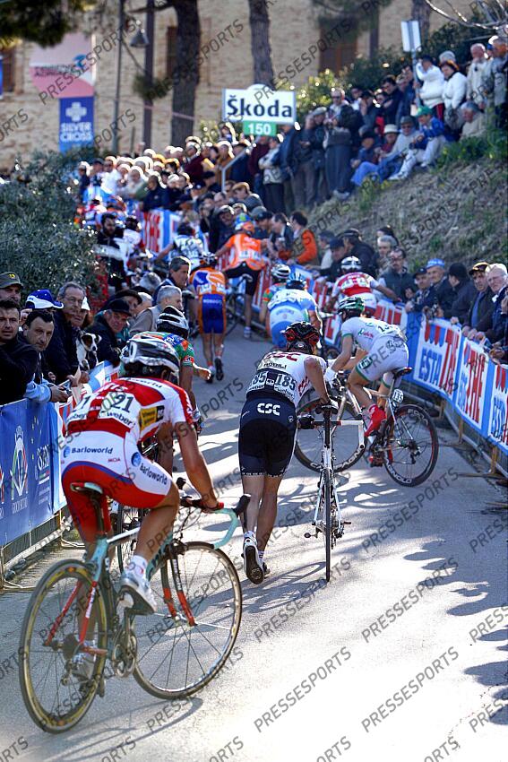 CYCLISME TIRRENO ADRIATICO 2008 GUBBIO-MONTELUPONE