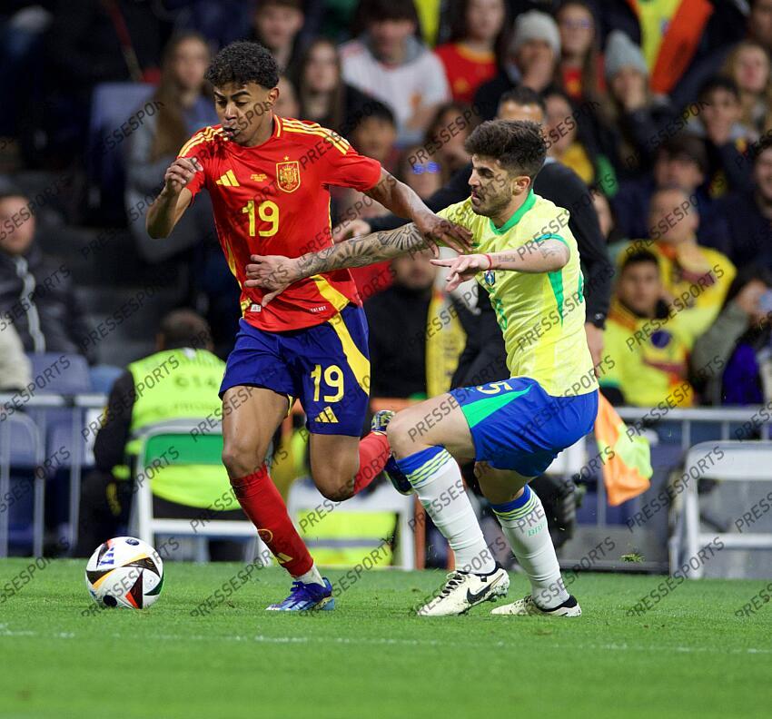 FOOT MATCH AMICAL 2024 ESPAGNE-BRESIL
