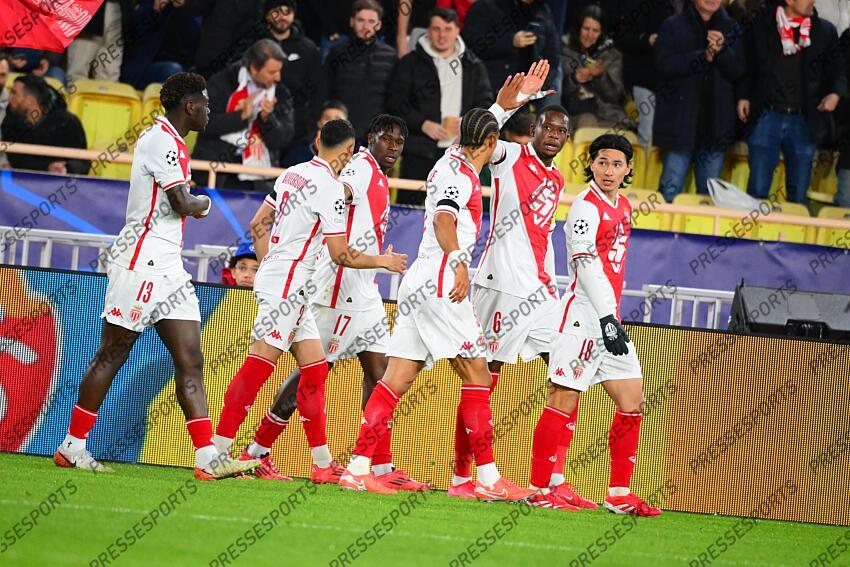 FOOT LIGUE DES CHAMPIONS 2025 MONACO-ASTON VILLA (1-0)