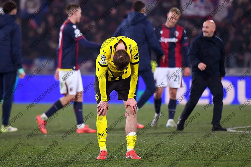 FOOT LIGUE DES CHAMPIONS 2025 BOLOGNE-BORUSSIA DORTMUND (2-1)