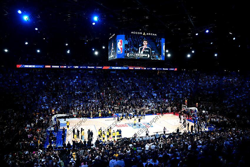 BASKET NBA PARIS GAMES 2025 SAN ANTONIO SPURS-INDIANA PACERS (140-110)