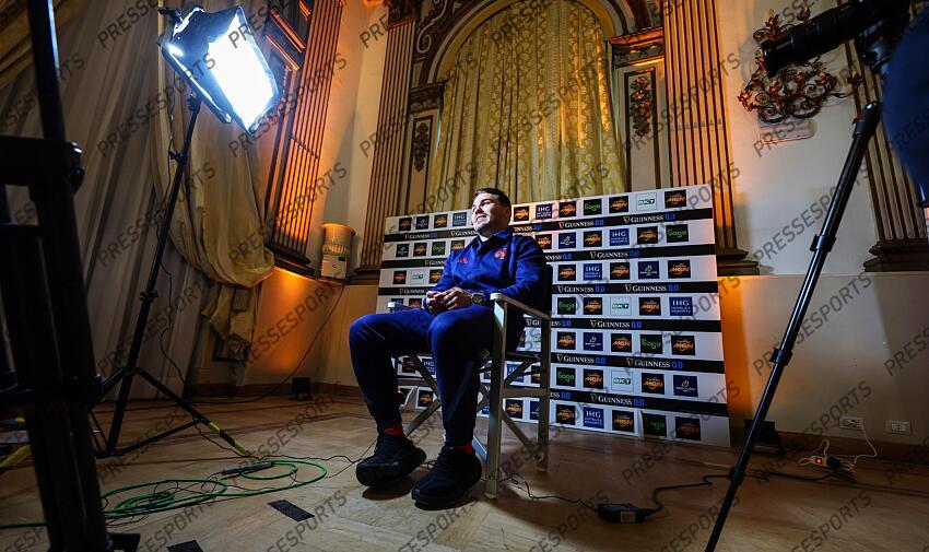 2024 Guinness Six Nations Championship Launch, Rome, Italy 21/1/2025 France’s Antoine Dupont at the launch of the 2025 Guinness Men’s Six Nations Championship at the Colosseum in Rome Mandatory Credit ©INPHO/Billy Stickland PRESENTATION TOURNOI DES VI NATIONS 