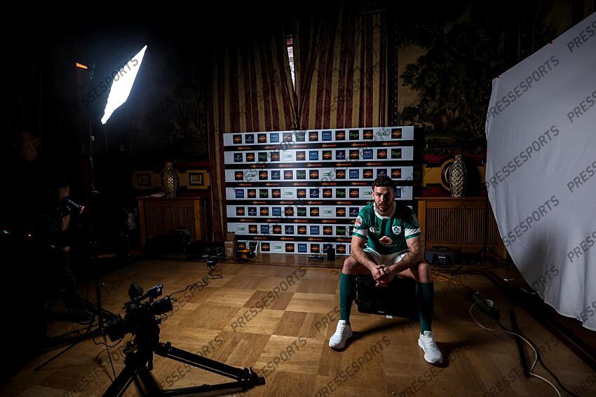 2024 Guinness Six Nations Championship Launch, Rome, Italy 21/1/2025 Ireland’s Caelan Doris at the launch of the 2025 Guinness Men’s Six Nations Championship at the Colosseum in Rome Mandatory Credit ©INPHO/Dan Sheridan PRESENTATION TOURNOI DES VI NATIONS 