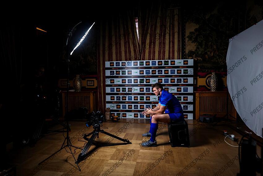 2024 Guinness Six Nations Championship Launch, Rome, Italy 21/1/2025 Italy’s Michele Lamaro at the launch of the 2025 Guinness Men’s Six Nations Championship at the Colosseum in Rome Mandatory Credit ©INPHO/Dan Sheridan PRESENTATION TOURNOI DES VI NATIONS 