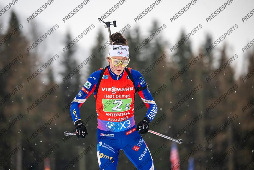 ANTHOLZ-ANTERSELVA, ITALY - JANUARY 26: Lou Jeanmonnot of Team France in action during the BMW IBU World Cup Women's Relay on January 26, 2025 in Antholz-Anterselva, Italy. (Photo by Kevin Voigt/Agence Zoom) RELAIS FEMMES ANTHOLZ ANTERSELVA 