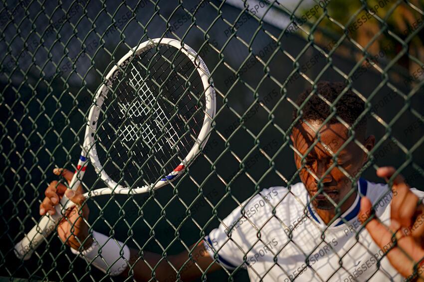 christopher eubanks MAGAZINE CHRISTOPHER EUBANKS - prise de vue pour la marque de raquette Tecnifibre 