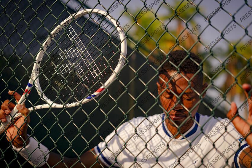 christopher eubanks MAGAZINE CHRISTOPHER EUBANKS - prise de vue pour la marque de raquette Tecnifibre 