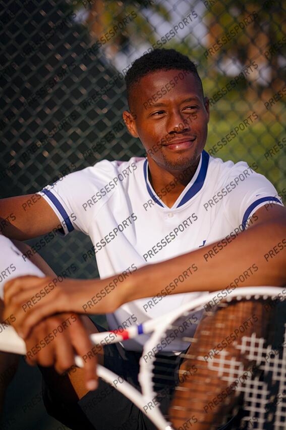 christopher eubanks MAGAZINE CHRISTOPHER EUBANKS - prise de vue pour la marque de raquette Tecnifibre 