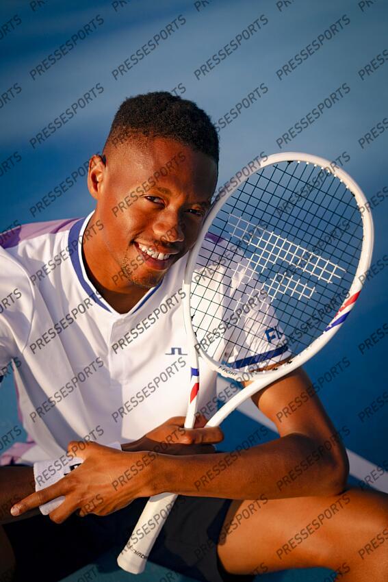 christopher eubanks MAGAZINE CHRISTOPHER EUBANKS - prise de vue pour la marque de raquette Tecnifibre 