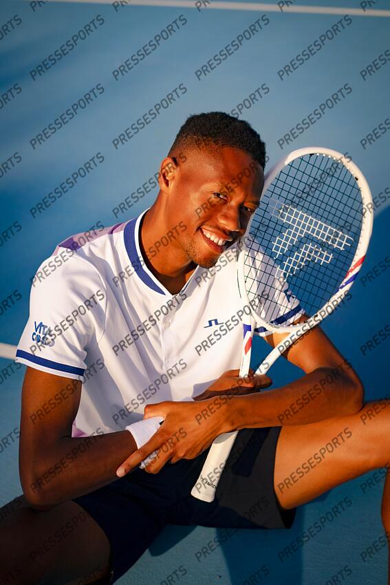 christopher eubanks MAGAZINE CHRISTOPHER EUBANKS - prise de vue pour la marque de raquette Tecnifibre 