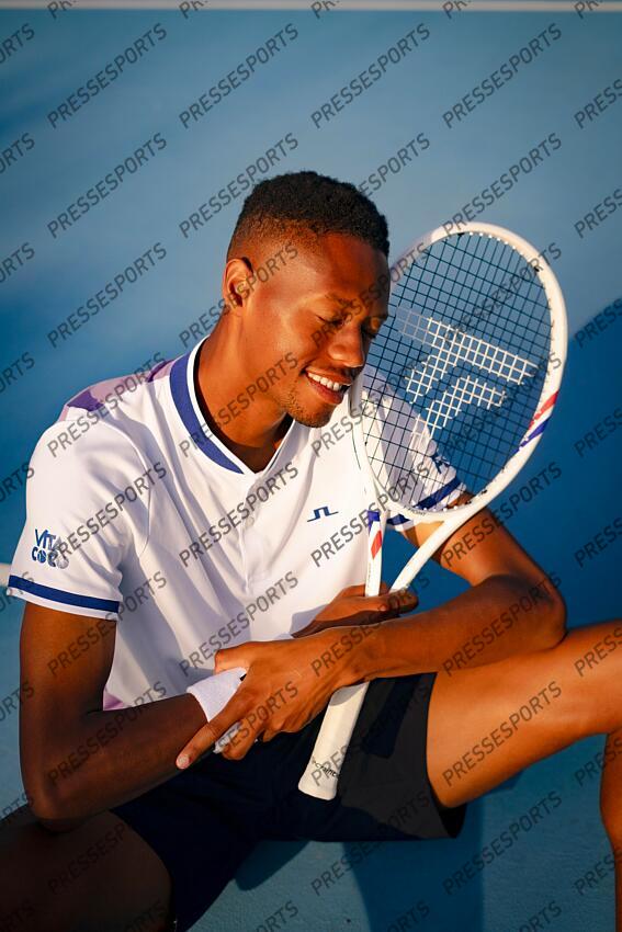 christopher eubanks MAGAZINE CHRISTOPHER EUBANKS - prise de vue pour la marque de raquette Tecnifibre 