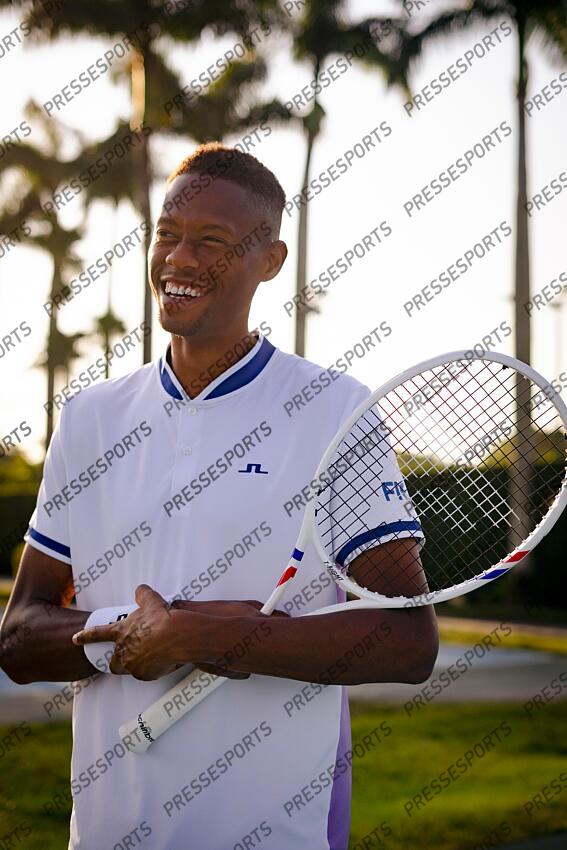 christopher eubanks MAGAZINE CHRISTOPHER EUBANKS - prise de vue pour la marque de raquette Tecnifibre 