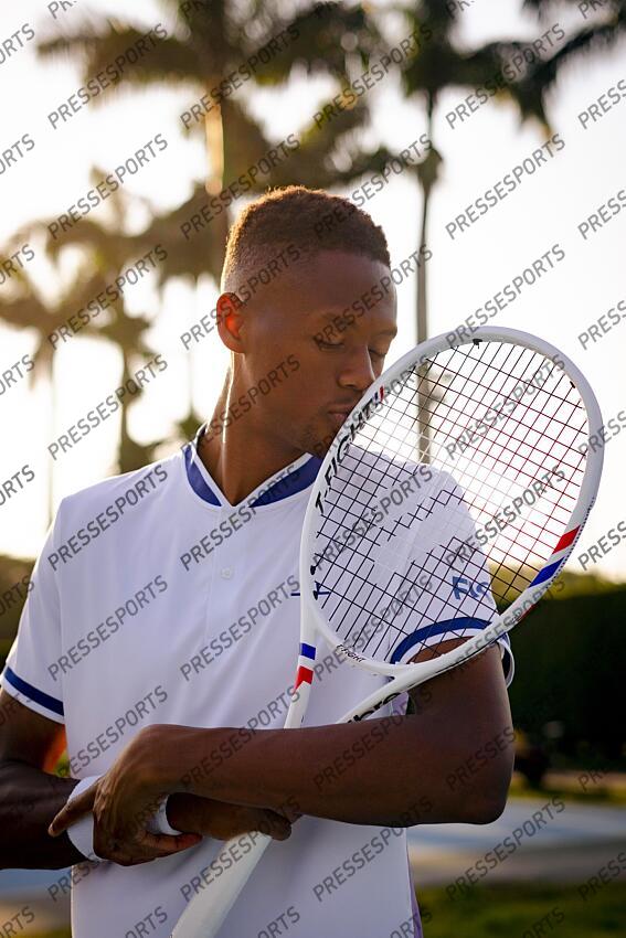 christopher eubanks MAGAZINE CHRISTOPHER EUBANKS - prise de vue pour la marque de raquette Tecnifibre 