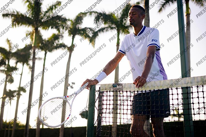christopher eubanks MAGAZINE CHRISTOPHER EUBANKS - prise de vue pour la marque de raquette Tecnifibre 
