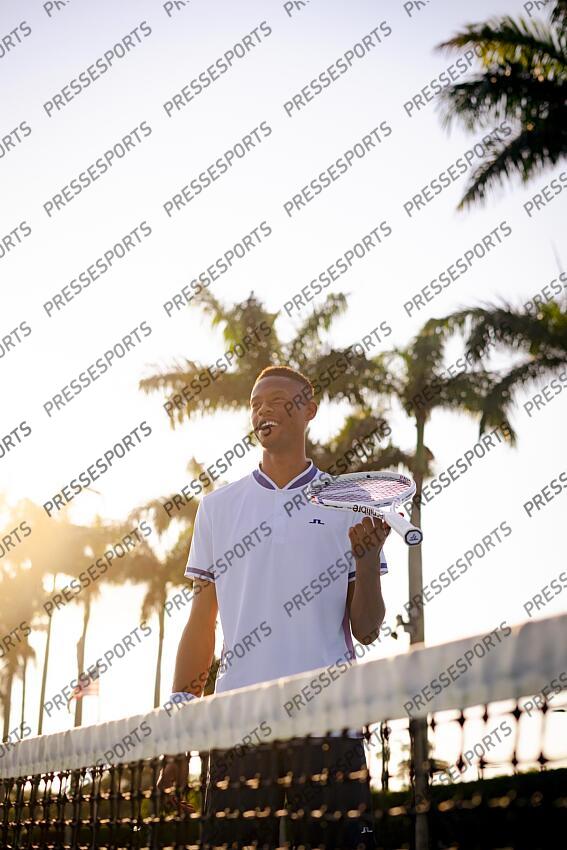 christopher eubanks MAGAZINE CHRISTOPHER EUBANKS - prise de vue pour la marque de raquette Tecnifibre 