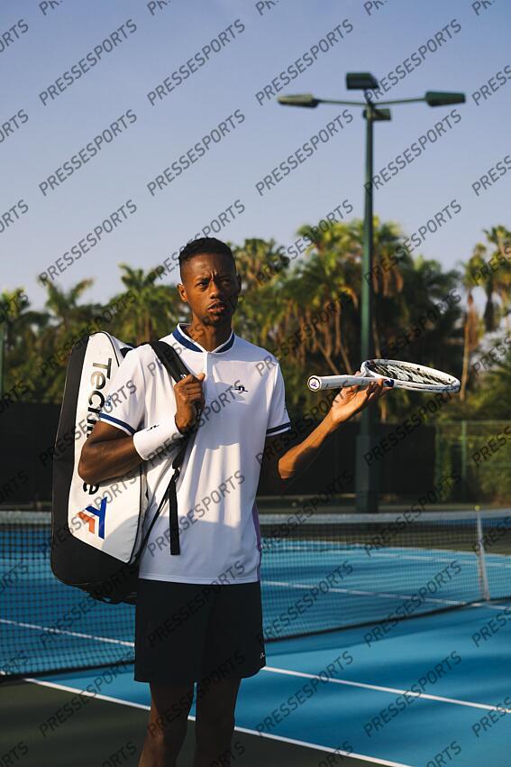 christopher eubanks MAGAZINE CHRISTOPHER EUBANKS - prise de vue pour la marque de raquette Tecnifibre 