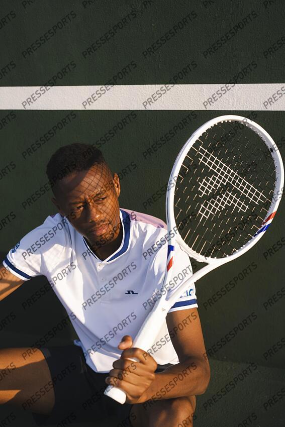 christopher eubanks MAGAZINE CHRISTOPHER EUBANKS - prise de vue pour la marque de raquette Tecnifibre 