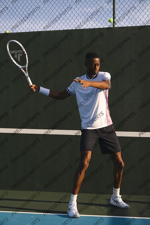 christopher eubanks MAGAZINE CHRISTOPHER EUBANKS - prise de vue pour la marque de raquette Tecnifibre 