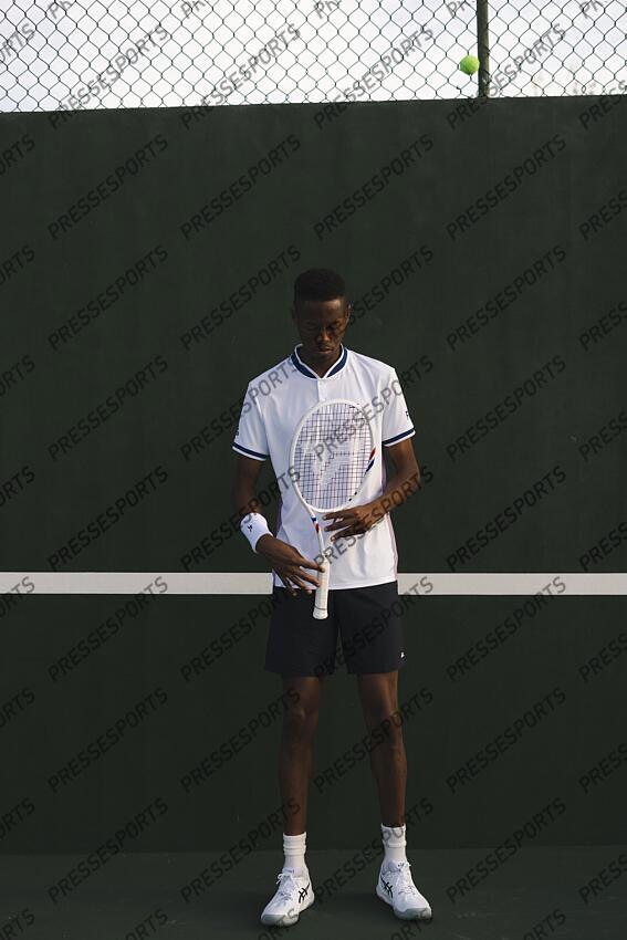 christopher eubanks MAGAZINE CHRISTOPHER EUBANKS - prise de vue pour la marque de raquette Tecnifibre 