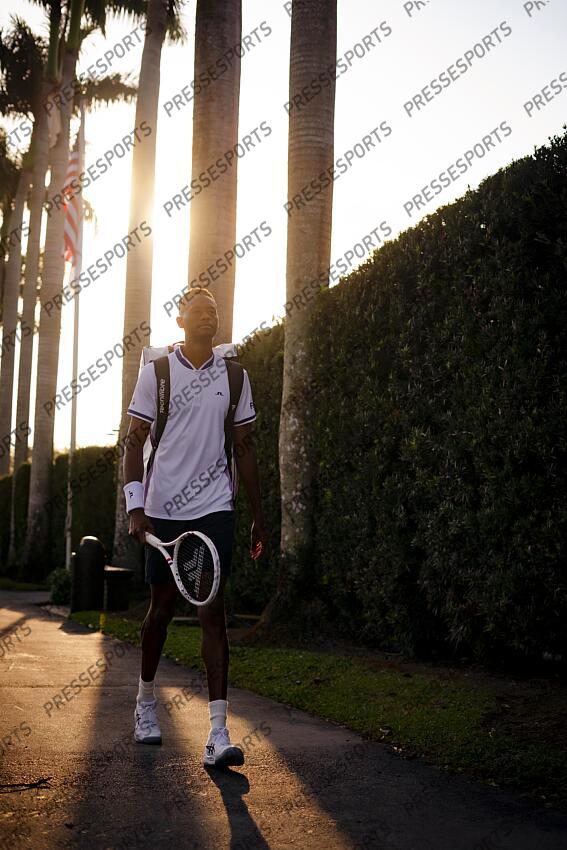 christopher eubanks MAGAZINE CHRISTOPHER EUBANKS - prise de vue pour la marque de raquette Tecnifibre 