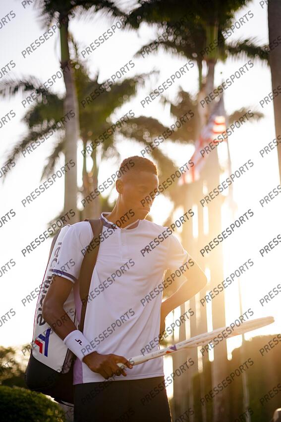 christopher eubanks MAGAZINE CHRISTOPHER EUBANKS - prise de vue pour la marque de raquette Tecnifibre 