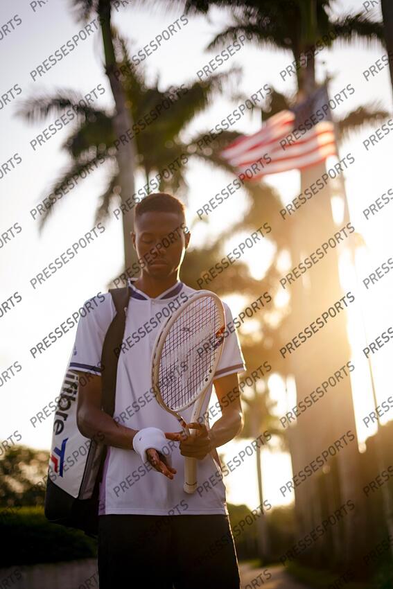 christopher eubanks MAGAZINE CHRISTOPHER EUBANKS - prise de vue pour la marque de raquette Tecnifibre 