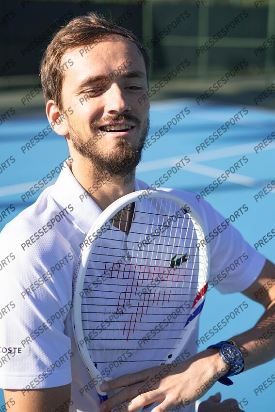Medvedev (Daniil) - (rus) prise de vue pour la marque de raquette Tecnifibre MAGAZINE DANIIL MEDVEDEV 