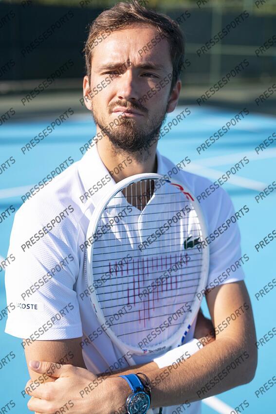 Medvedev (Daniil) - (rus) prise de vue pour la marque de raquette Tecnifibre MAGAZINE DANIIL MEDVEDEV 
