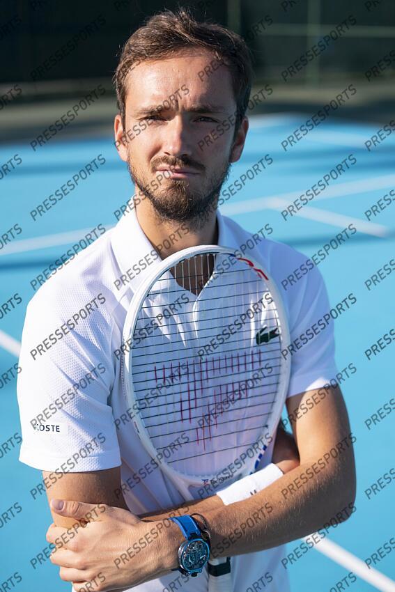 Medvedev (Daniil) - (rus) prise de vue pour la marque de raquette Tecnifibre MAGAZINE DANIIL MEDVEDEV 