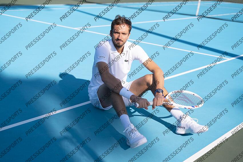 Medvedev (Daniil) - (rus) prise de vue pour la marque de raquette Tecnifibre MAGAZINE DANIIL MEDVEDEV 