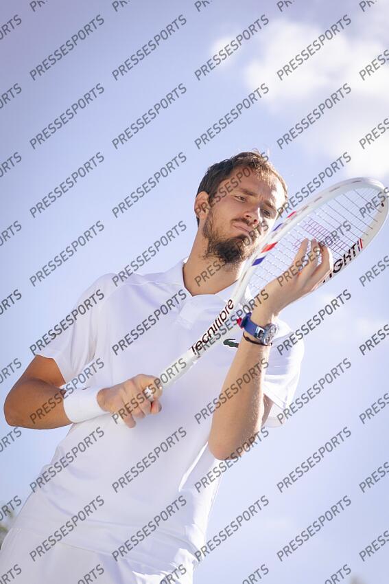 Medvedev (Daniil) - (rus) prise de vue pour la marque de raquette Tecnifibre MAGAZINE DANIIL MEDVEDEV 