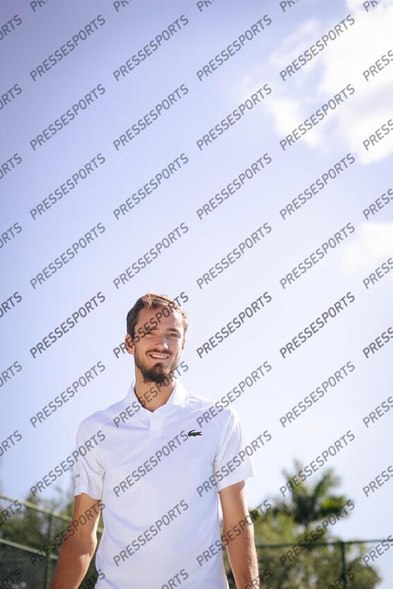 Medvedev (Daniil) - (rus) prise de vue pour la marque de raquette Tecnifibre MAGAZINE DANIIL MEDVEDEV 