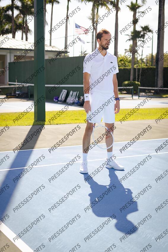 Medvedev (Daniil) - (rus) prise de vue pour la marque de raquette Tecnifibre MAGAZINE DANIIL MEDVEDEV 