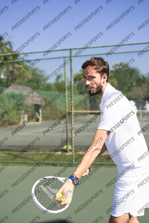 Medvedev (Daniil) - (rus) prise de vue pour la marque de raquette Tecnifibre MAGAZINE DANIIL MEDVEDEV 