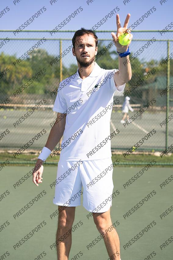 Medvedev (Daniil) - (rus) prise de vue pour la marque de raquette Tecnifibre MAGAZINE DANIIL MEDVEDEV 