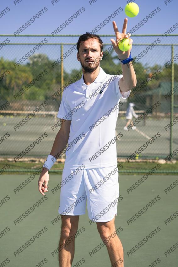 Medvedev (Daniil) - (rus) prise de vue pour la marque de raquette Tecnifibre MAGAZINE DANIIL MEDVEDEV 