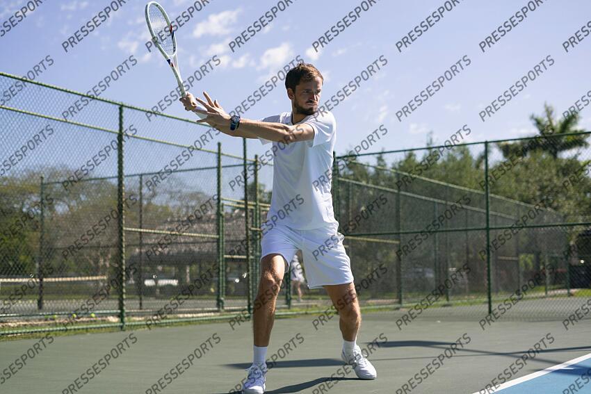 Medvedev (Daniil) - (rus) prise de vue pour la marque de raquette Tecnifibre MAGAZINE DANIIL MEDVEDEV 