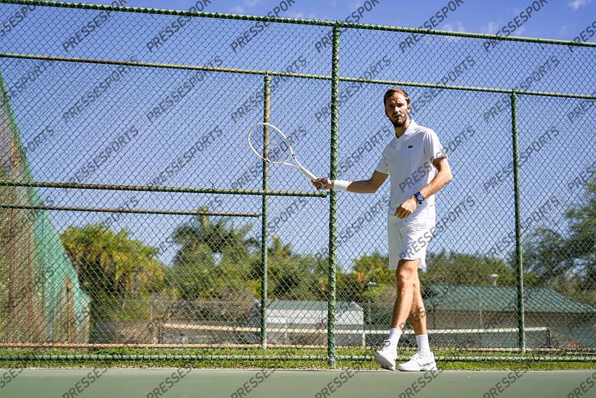 Medvedev (Daniil) - (rus) prise de vue pour la marque de raquette Tecnifibre MAGAZINE DANIIL MEDVEDEV 