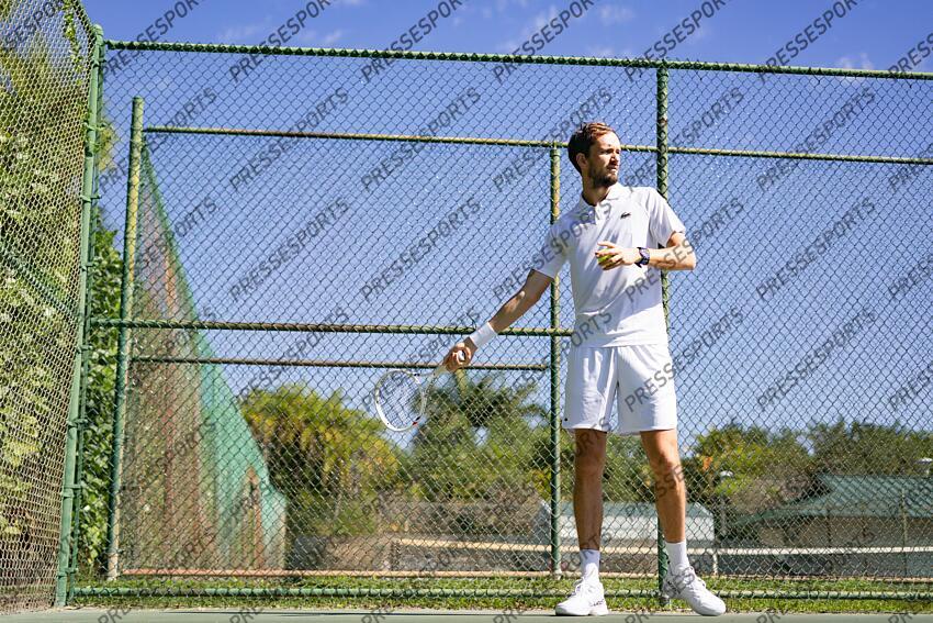 Medvedev (Daniil) - (rus) prise de vue pour la marque de raquette Tecnifibre MAGAZINE DANIIL MEDVEDEV 