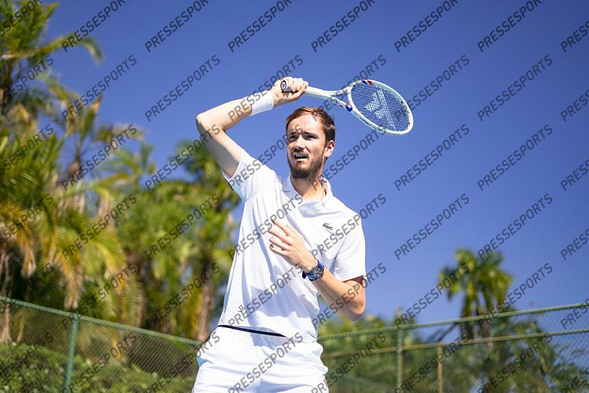Medvedev (Daniil) - (rus) prise de vue pour la marque de raquette Tecnifibre MAGAZINE DANIIL MEDVEDEV 