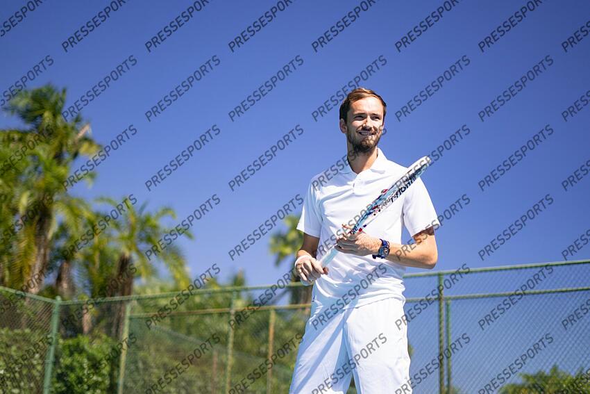 Medvedev (Daniil) - (rus) prise de vue pour la marque de raquette Tecnifibre MAGAZINE DANIIL MEDVEDEV 