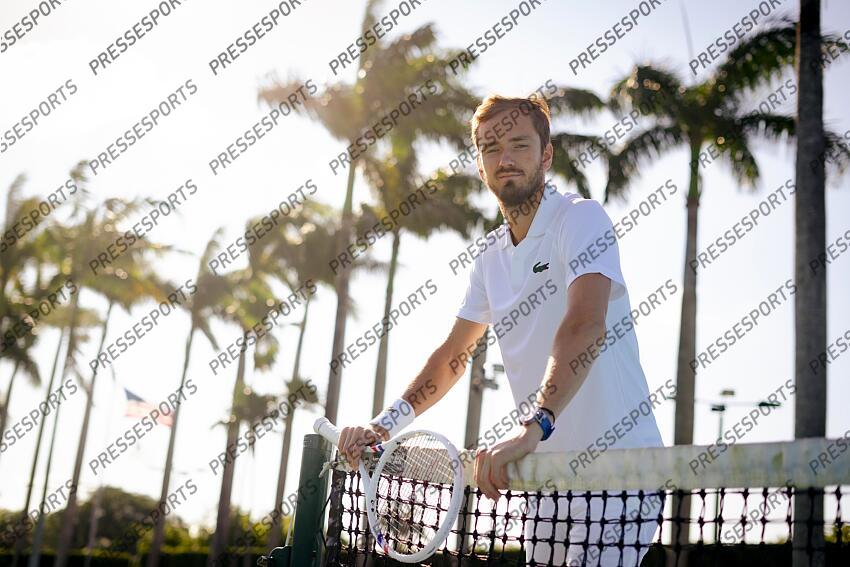 Medvedev (Daniil) - (rus) prise de vue pour la marque de raquette Tecnifibre MAGAZINE DANIIL MEDVEDEV 