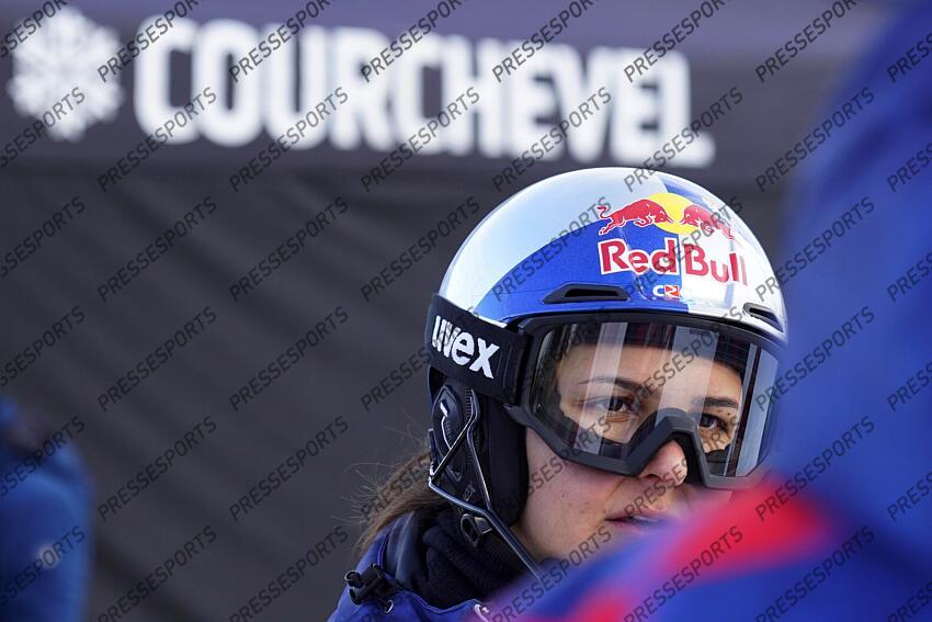 COURCHEVEL, FRANCE - JANUARY 30: Zrinka Ljutic of Team Croatia during the Audi FIS Alpine Ski World Cup Women's Slalom on January 30, 2025 in Courchevel, France. (Photo by Michel Cottin/Agence Zoom) SLALOM FEMMES COURCHEVEL 