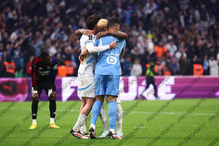 balerdi (leonardo) cornelius (derek) rulli (geronimo) MARSEILLE-LYON (3-2) 