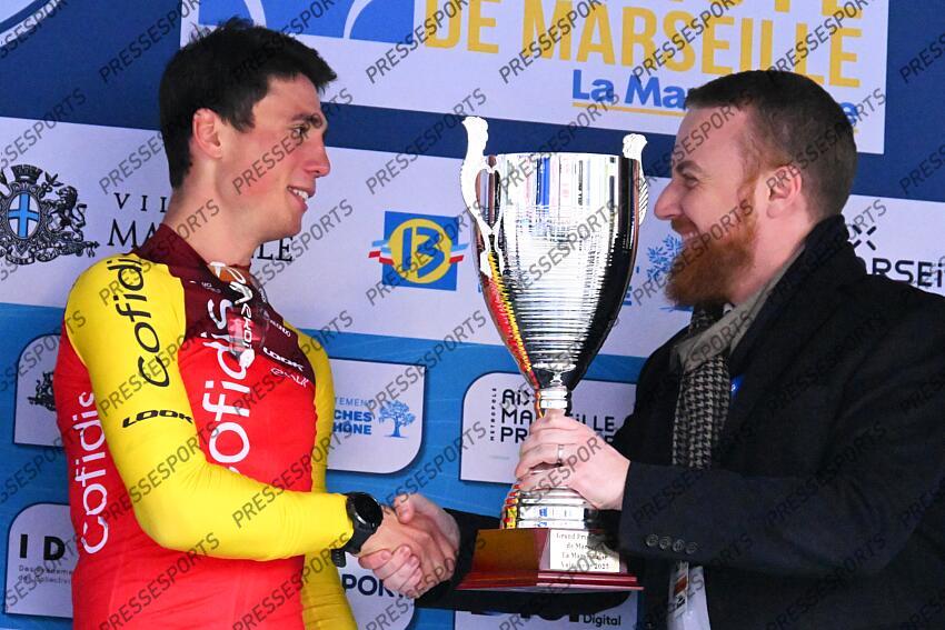 GRAND PRIX DE MARSEILLE / MARSEILLE / 02-02-2025 / PHOTO BRUNO BADE / VALENTIN FERRON (FRA) COF VAINQUEUR / GRAND PRIX LA MARSEILLAISE 