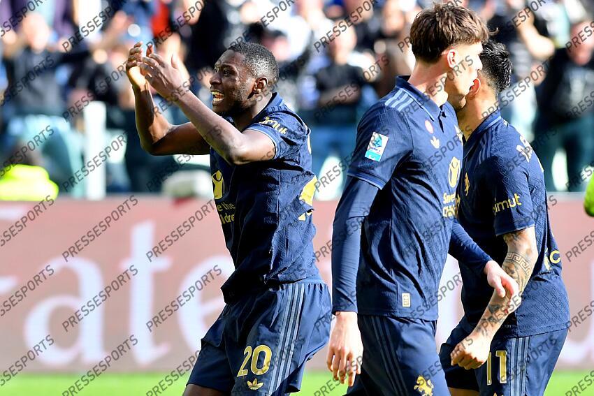Foto IPP/Massimo Rana Torino 02-02-2025 Calcio Campionato di Serie A 2024/2025 Juventus-Empoli nella foto esulta kolo muani (randal) Italy Photo Press - World Copyright JUVENTUS-EMPOLI (4-1) 