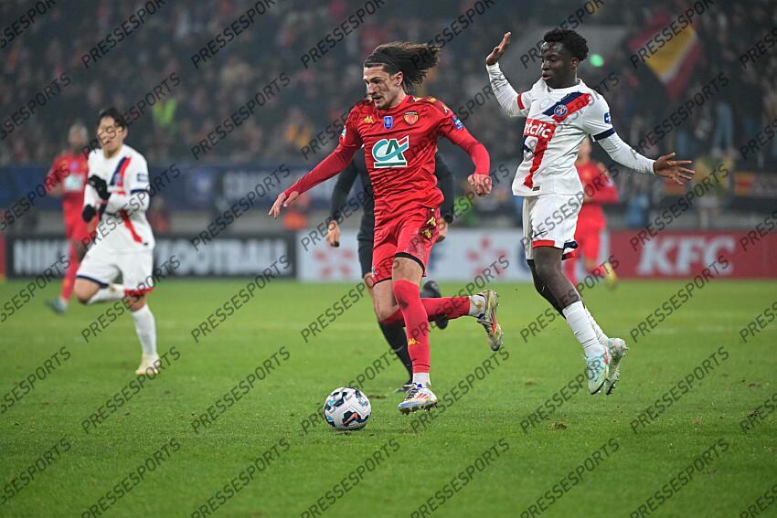 burlet (vincent) zague (yoram) LE MANS-PSG (0-2) 